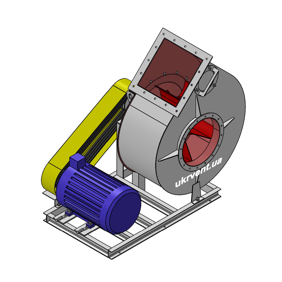 Вентилятор ВРП140-40-6,3.1 (Dн)-5-Л45-ОН-ст3-1081-(з дв.)4-1500-1000-80-У2