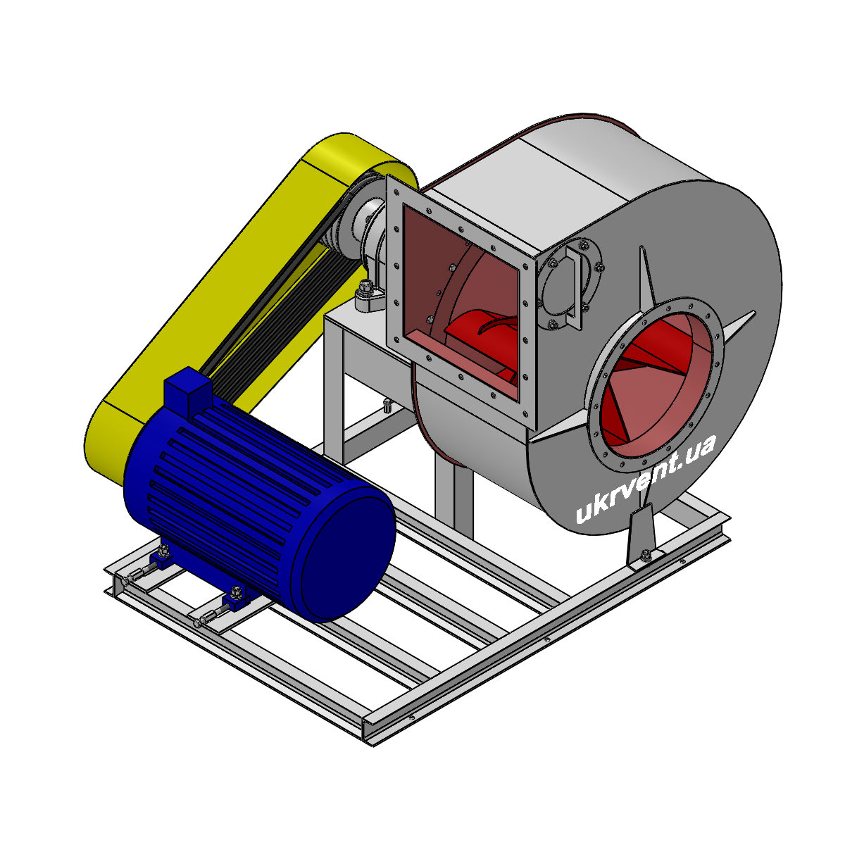 Вентилятор ВРП140-40-6,3.1 (Dн)-5-Л90-ВЗ-AISI316L-1081-(з дв.)30-3000-2000-200-У2