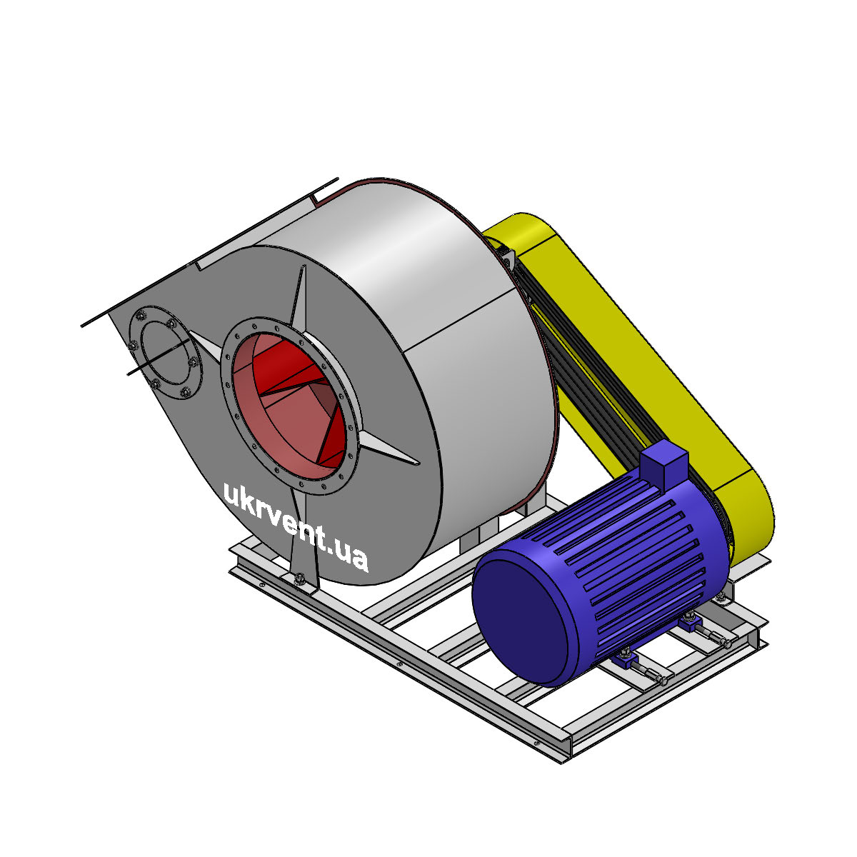 Вентилятор ВРП140-40-6,3.1 (Dн)-5-Пр315-ВЗ-AISI316Ti-АДЧР1081-(з дв.)4-1500-1000-200-У2