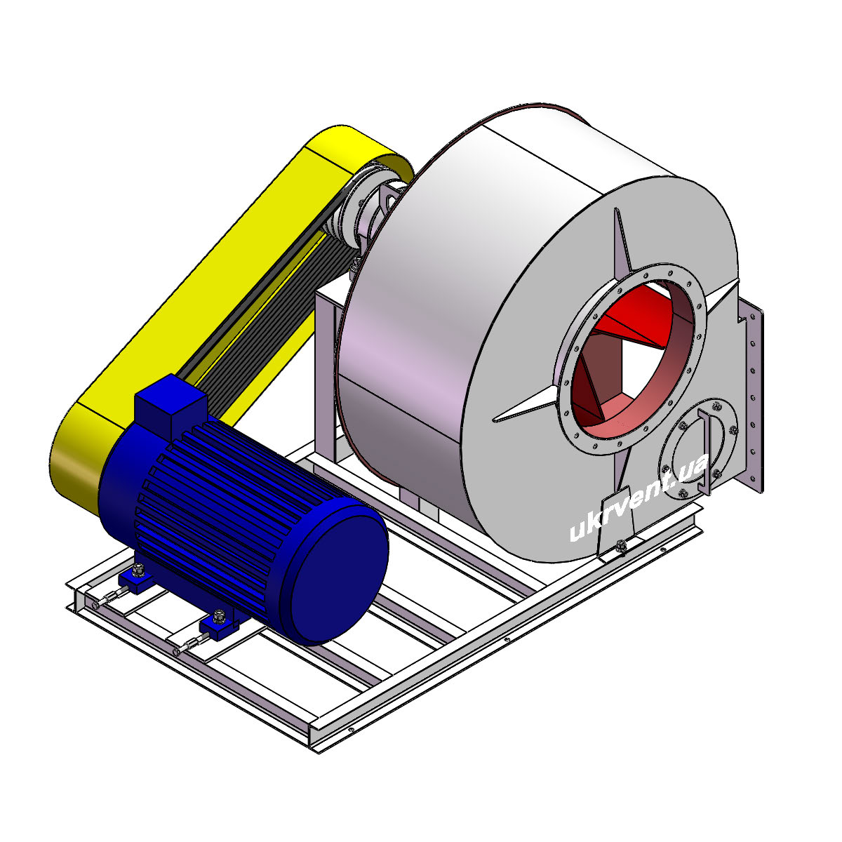 Вентилятор ВРП140-40-8.1 (Dн)-5-Л270-ВЗ-AISI316Ti-АДЧР1081-(з дв.)55-1500-1700-200-У2