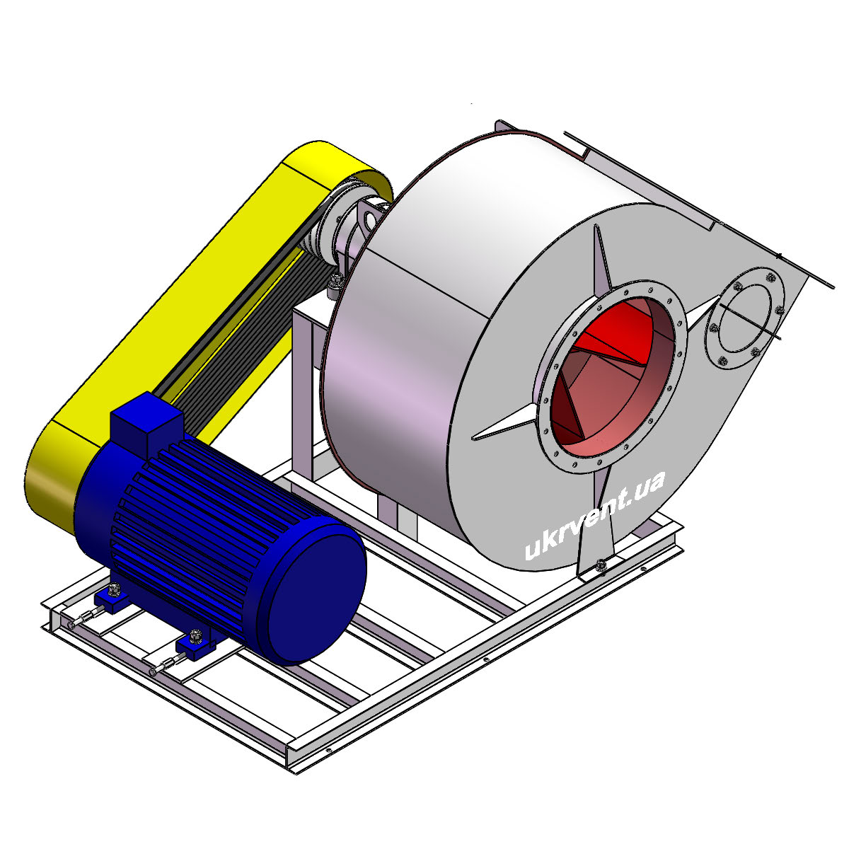 Вентилятор ВРП140-40-8.1 (Dн)-5-Л315-ВЗ-AISI316Ti-АДЧР1081-(з дв.)15-1500-1100-200-У2