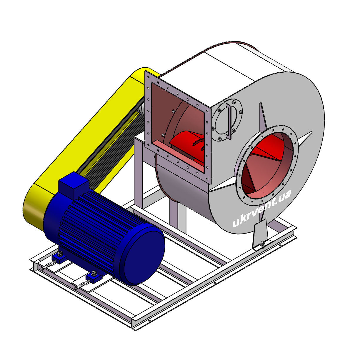 Вентилятор ВРП140-40-8.1 (Dн)-5-Л90-ВЗ-AISI316Ti-АДЧР1081-(з дв.)15-1500-1100-200-У2
