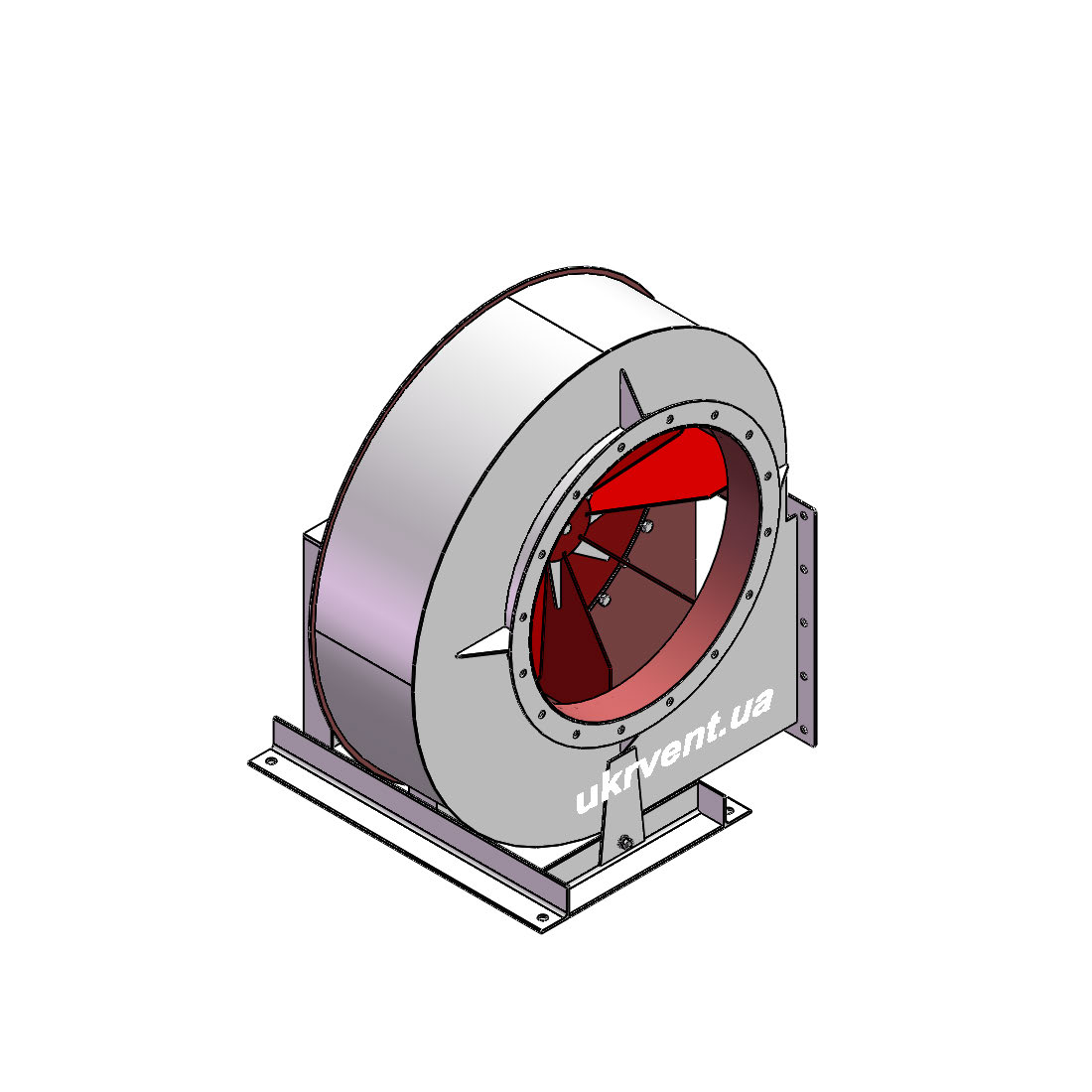 Вентилятор ВЦП5-45-6,3.2 (0,9Dн)-1-Л270-ОН-ст3-1081-(без дв.)5,5-1500-1455-80-У2