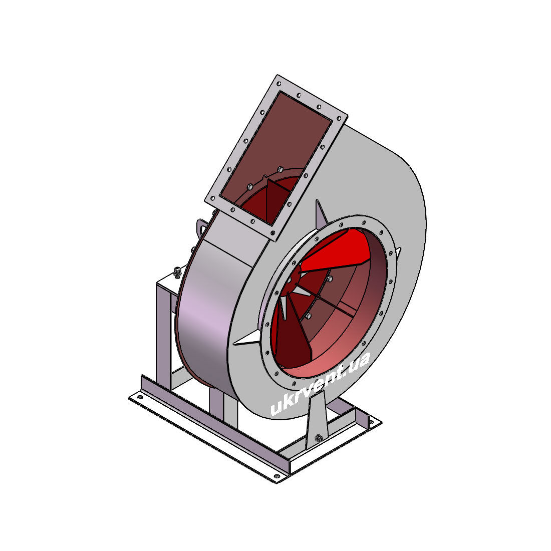 Вентилятор ВЦП5-45-6,3.2 (0,9Dн)-1-Л45-ОН-ст3-1081-(без дв.)5,5-1500-1455-80-У2