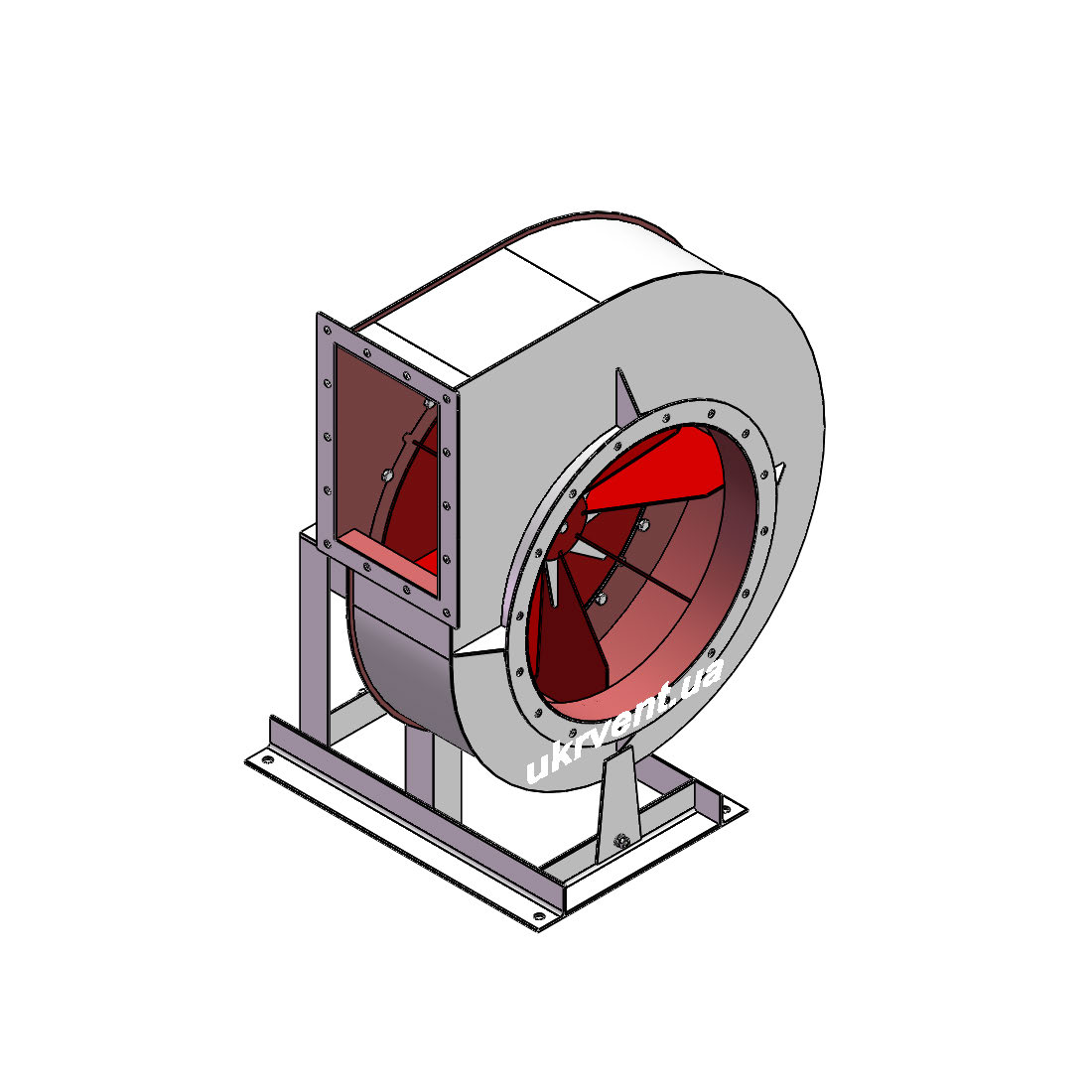 Вентилятор ВЦП5-45-6,3.2 (0,9Dн)-1-Л90-ОН-ст3-1081-(без дв.)5,5-1500-1455-80-У2