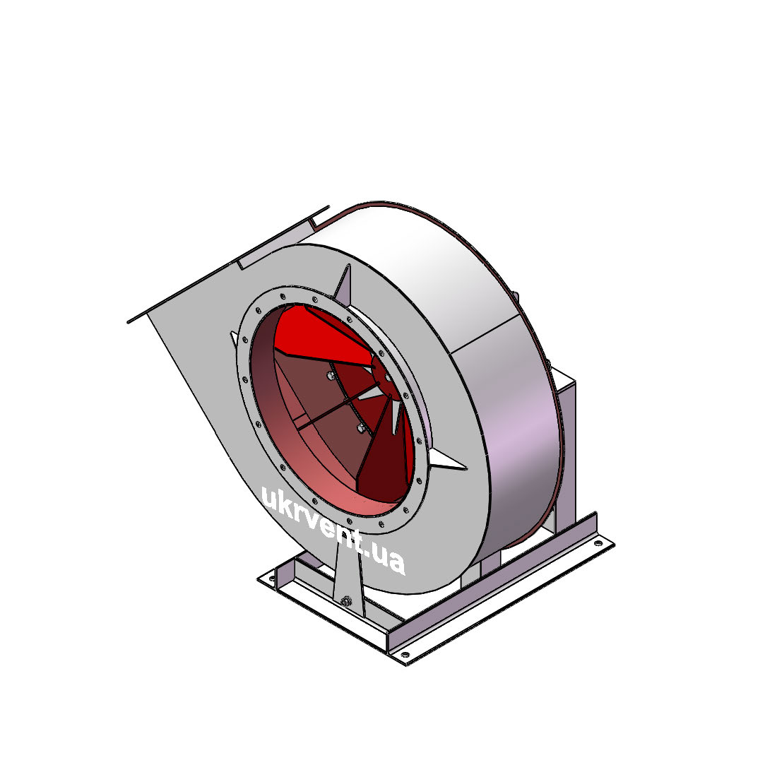 Вентилятор ВЦП5-45-6,3.2 (0,9Dн)-1-Пр315-ОН-ст3-1081-(без дв.)5,5-1500-1455-80-У2