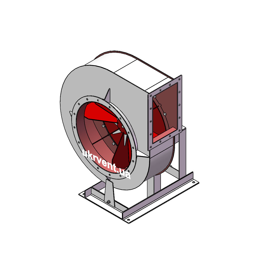 Вентилятор ВЦП5-45-6,3.2 (0,9Dн)-1-Пр90-ОН-ст3-1081-(без дв.)5,5-1500-1455-80-У2