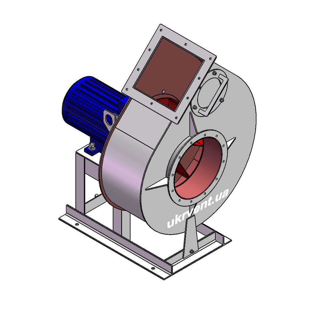 Вентилятор ВЦП6-20-4.1 (Dн)-1-Л45-ВЗ-AISI316Ti-АДЧР1081-(з дв.)1,1-1500-1420-80-У2