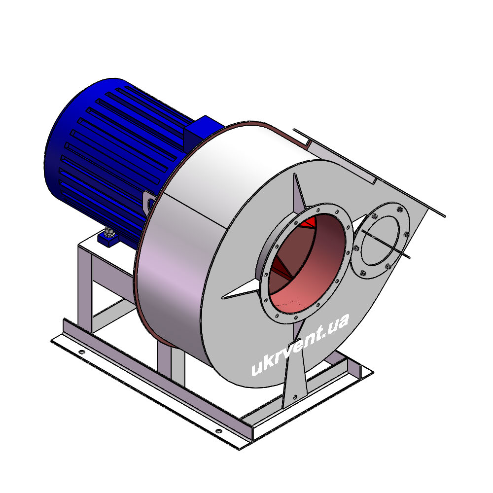 Вентилятор ВЦП6-46-4.1 (Dн)-1-Л315-ВЗ-AISI430-1081-(з дв.)7,5-3000-2949-80-У2