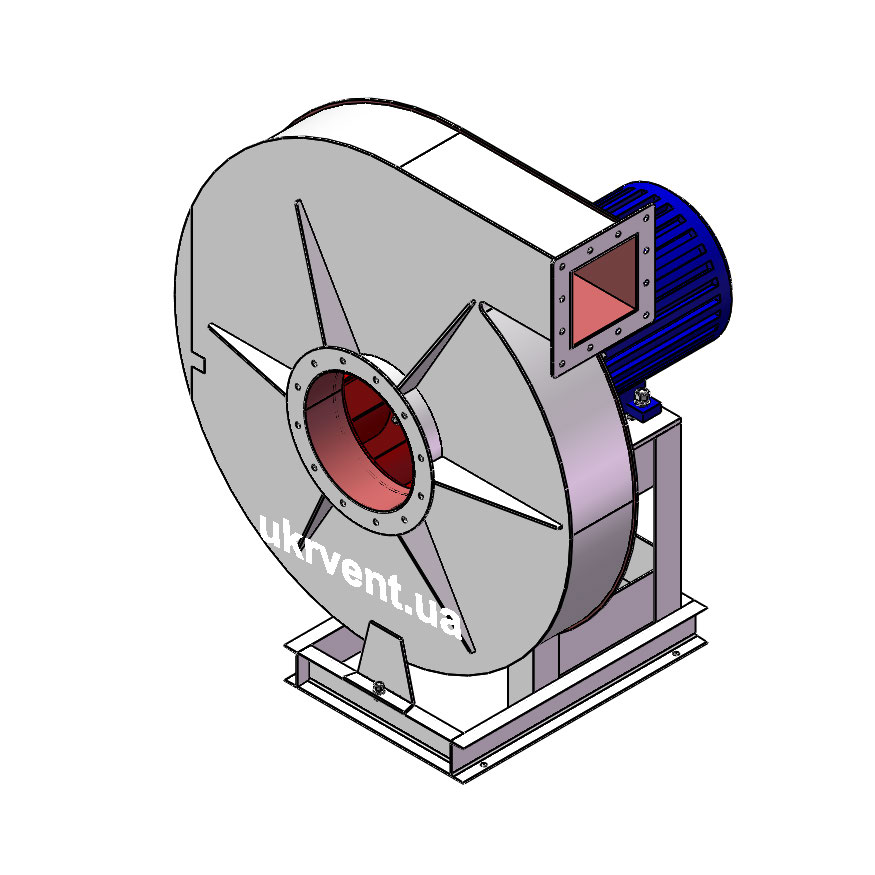 Вентилятор ВВД-12,5.1 (Dн)-1-Пр90-ВЗ-AISI316Ti-АДЧР1081-(з дв.)90-1500-1470-200-У2