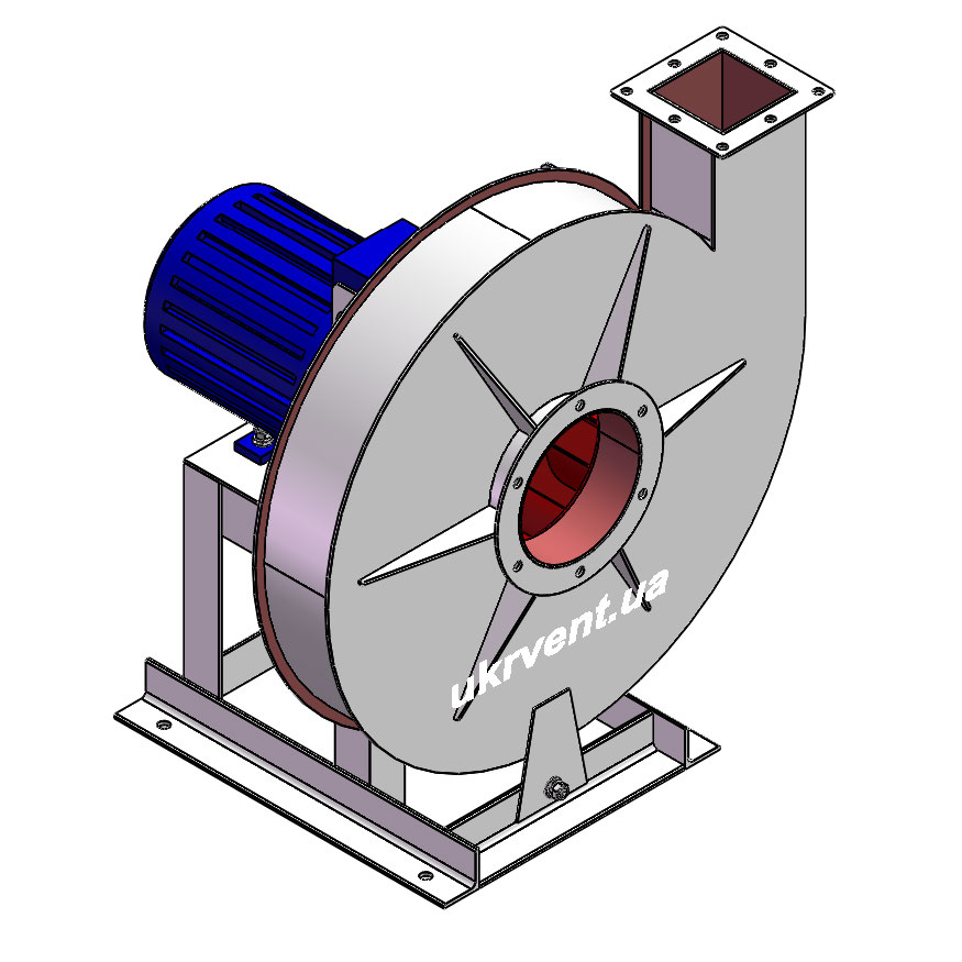 Вентилятор ВВД-4.1 (Dн)-1-Л0-ОН-AISI304-1081-(з дв.)1,5-3000-2805-200-У2