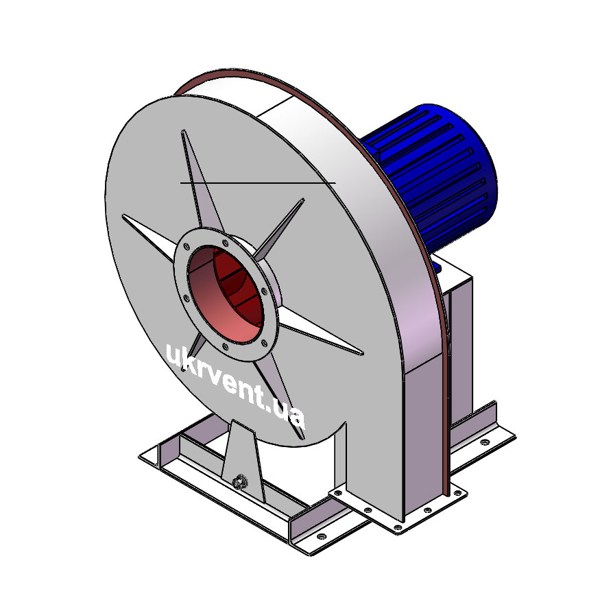 Вентилятор ВВД-4.1 (Dн)-1-Пр180-ВЗ-AISI316Ti-АДЧР1081-(з дв.)2,2-3000-2805-200-У2