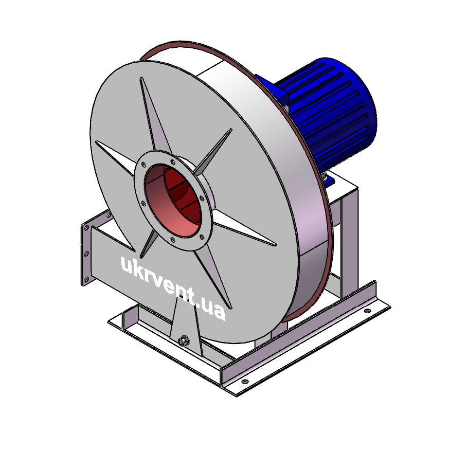 Вентилятор ВВД-4.1 (Dн)-1-Пр270-ВЗ-AISI316Ti-АДЧР1081-(з дв.)2,2-3000-2805-200-У2