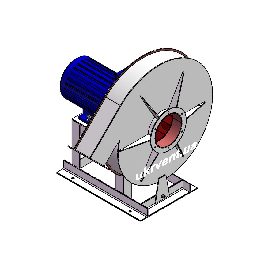 Вентилятор ВВД-5.1 (Dн)-1-Л135-ОН-ст3-1081-(з дв.)1,5-1500-1420-80-У2