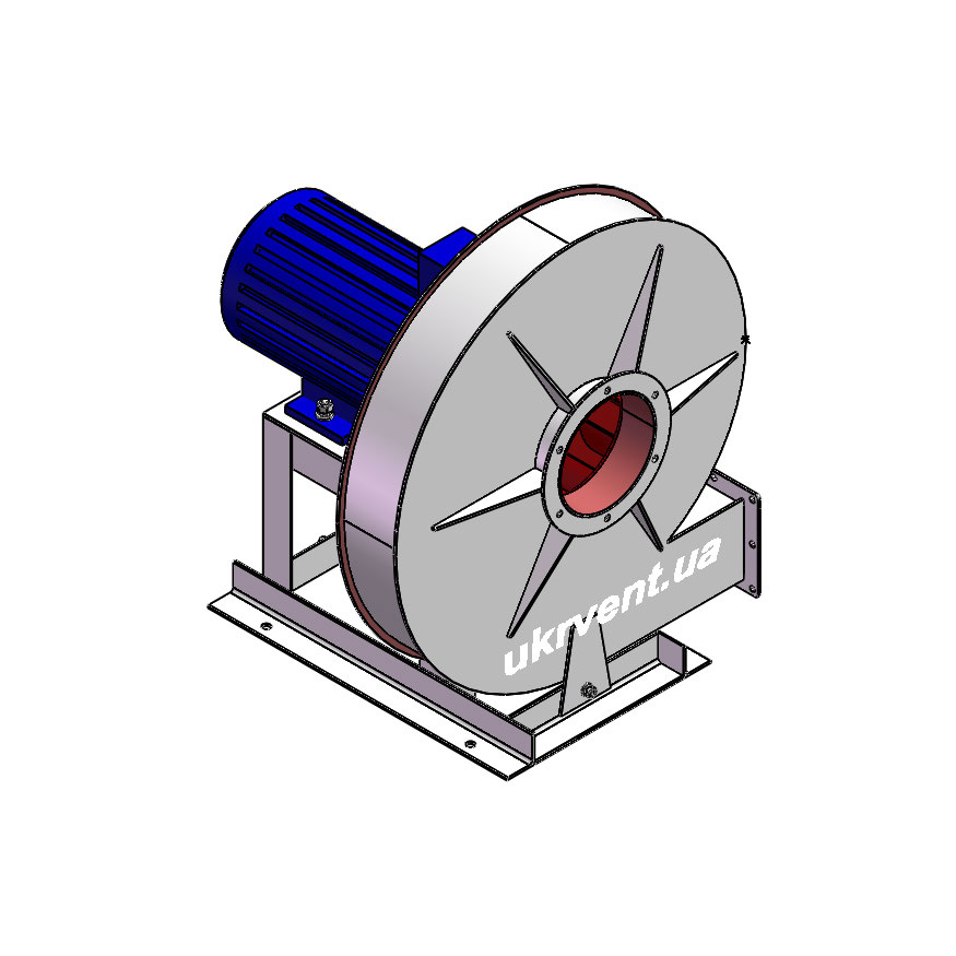 Вентилятор ВВД-5.1 (Dн)-1-Л270-ВЗ-AISI430-1081-(з дв.)1,5-1500-1420-80-У2