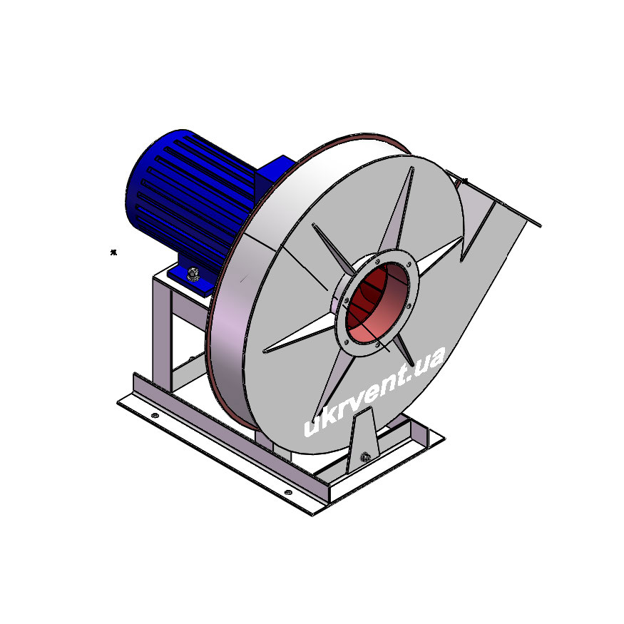 Вентилятор ВВД-5.1 (Dн)-1-Л315-ОН-ст3-1081-(з дв.)1,5-1500-1420-80-У2