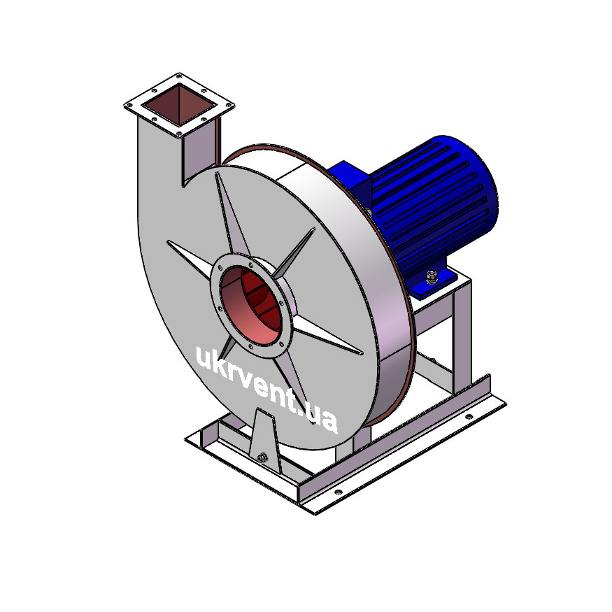Вентилятор ВВД-5.1 (Dн)-1-Пр0-ВЗ-AISI430-1081-(з дв.)1,5-1500-1420-200-У2
