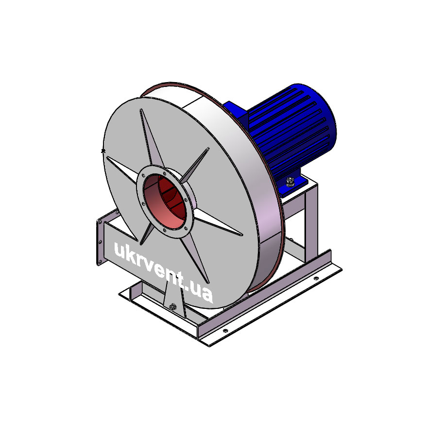 Вентилятор ВВД-5.1 (Dн)-1-Пр270-ВЗ-AISI430-1081-(з дв.)1,5-1500-1420-80-У2