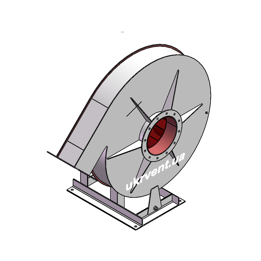 Вентилятор ВВД-6,3.1 (Dн)-1-Л135-ОН-ст3-1081-(без дв.)3-1500-1395-80-У2
