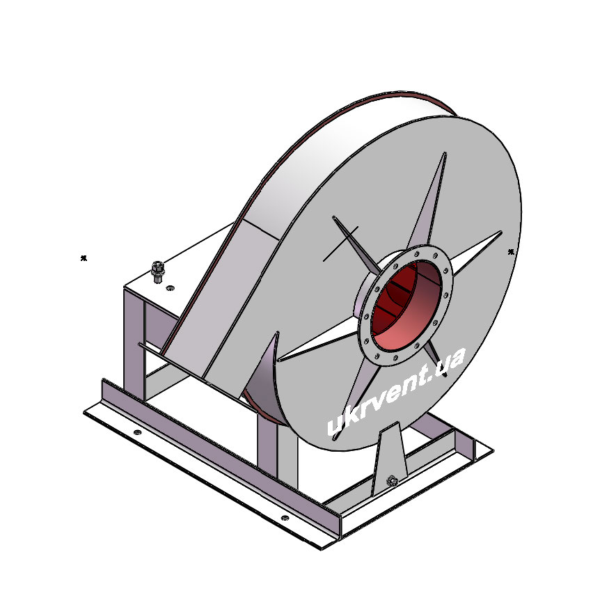 Вентилятор ВВД-6,3.1 (Dн)-1-Л135-ОН-AISI430-1081-(без дв.)22-3000-2940-80-У2