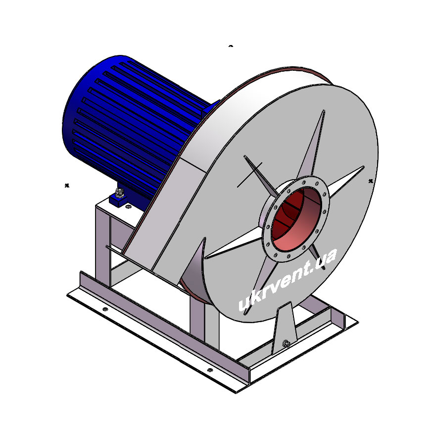 Вентилятор ВВД-6,3.1 (Dн)-1-Л135-ВЗпч-ст3-1081-(з дв.)18,5-3000-2940-200-У2