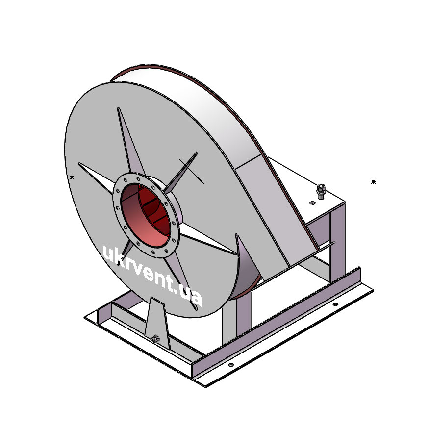 Вентилятор ВВД-6,3.1 (Dн)-1-Пр135-ОН-AISI430-1081-(без дв.)22-3000-2940-80-У2