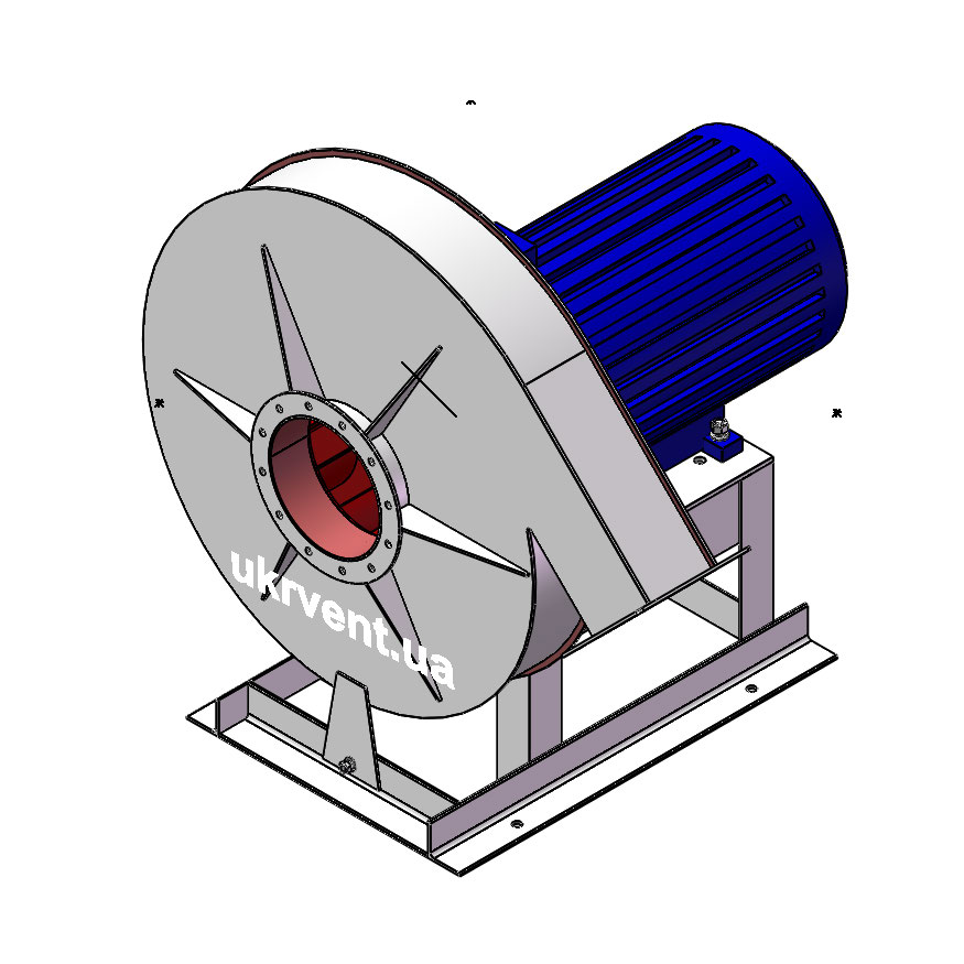 Вентилятор ВВД-6,3.1 (Dн)-1-Пр135-ВЗпч-ст3-1081-(з дв.)18,5-3000-2940-200-У2