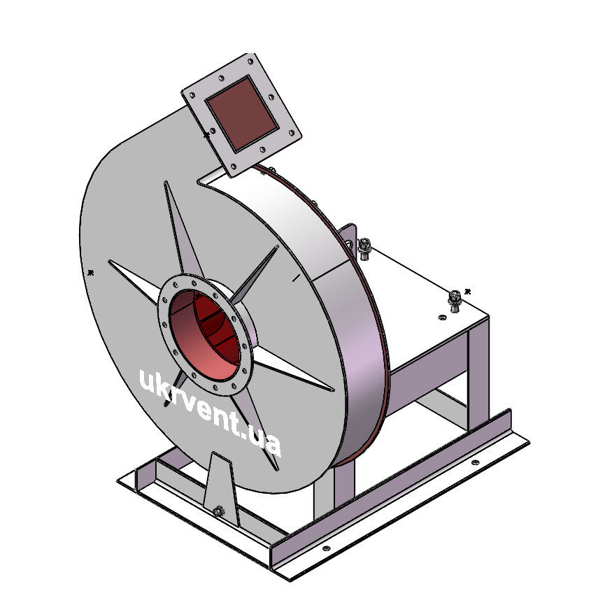Вентилятор ВВД-6,3.1 (Dн)-1-Пр45-ОН-AISI430-1081-(без дв.)22-3000-2940-80-У2