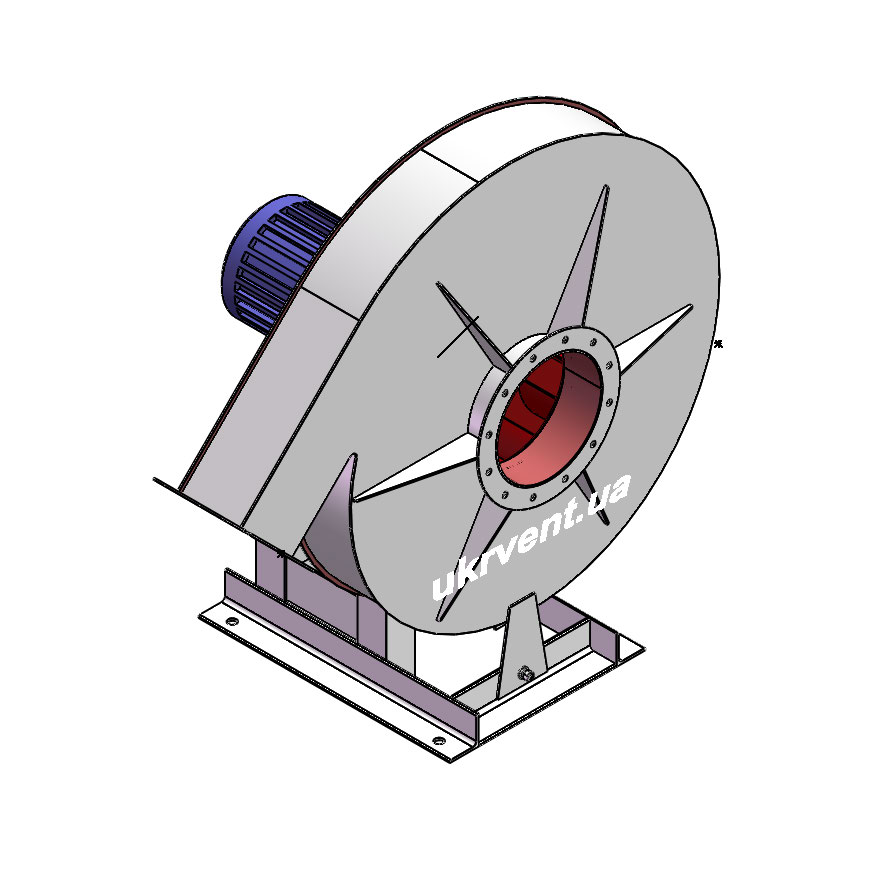 Вентилятор ВВД-8.1 (Dн)-1-Л135-ОН-ст3-1081-(з дв.)7,5-1500-1440-80-У2