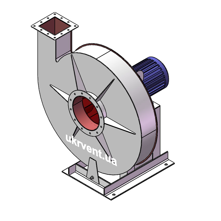 Вентилятор ВВД-8 з двигуном 7,5кВт 1500об/хв